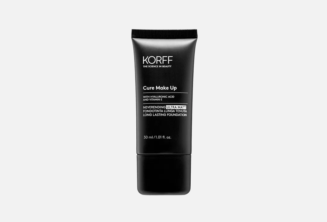 Korff Тональный флюид для лица Cure Make Up Neverending Ultra Matt Long Lasting SPF30 03 30мл
