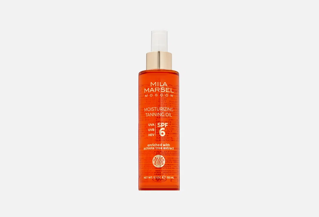 Масло для тела с эффектом загара Milamarsel, SPF6, 150 мл