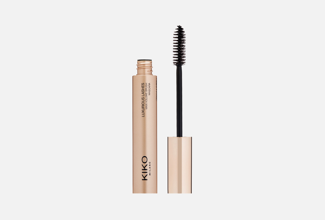Тушь для ресниц Kiko Milano Luxurious Lashes Maxi Volume Brush, оттенок Black, 12 мл