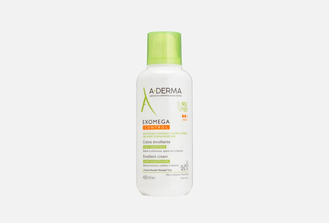 A-derma Крем для лица и тела Exomega control 400мл