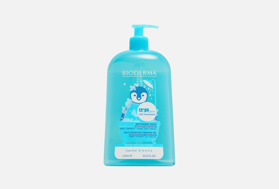 Гель для душа Bioderma ABCDerm детский, 1 л