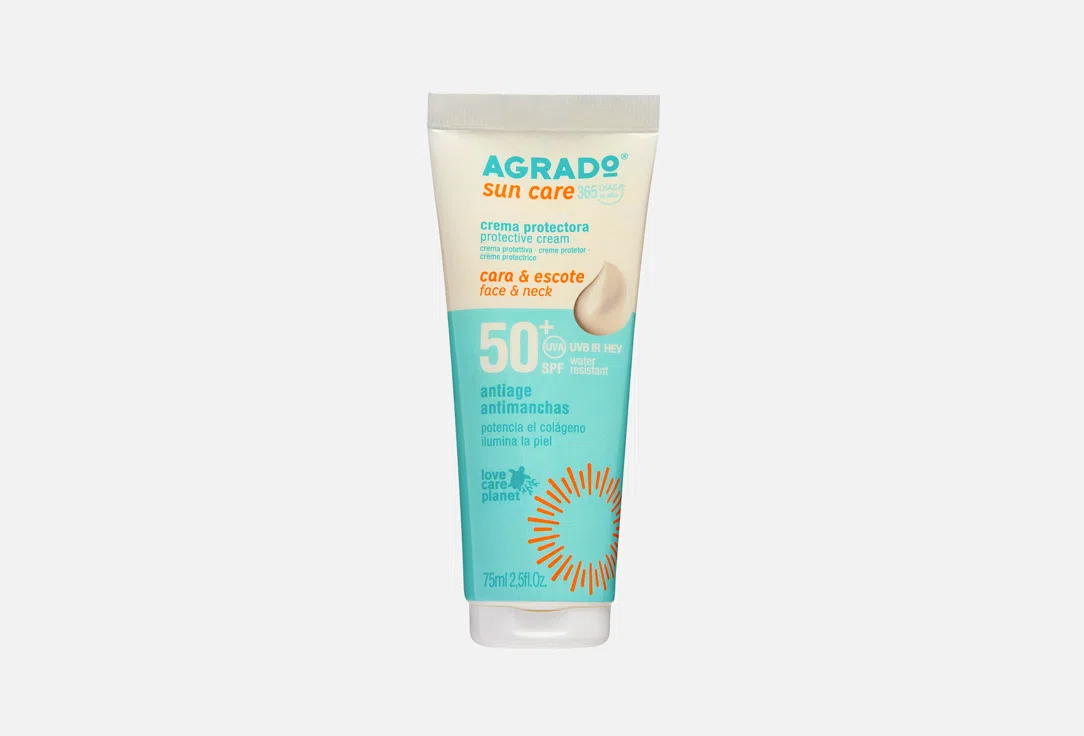 Agrado Крем для лица Sun SPF50+ 75мл
