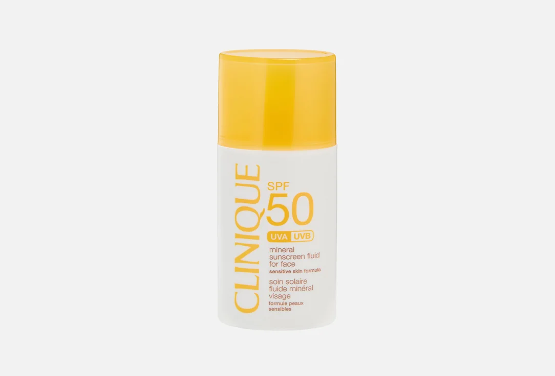 Солнцезащитный минеральный флюид для лица Clinique Mineral Sunscreen, SPF 50+, 30 мл