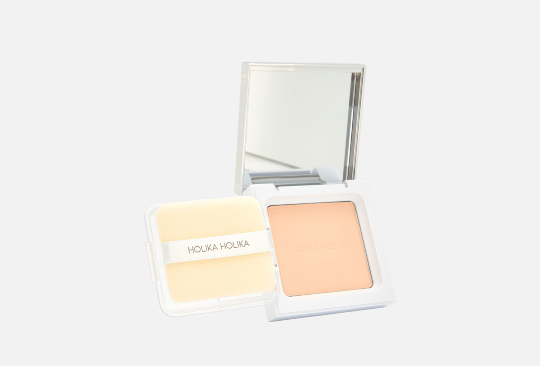 Компактная пудра для лица Holika Holika Naked Face Veil-Fit Cover Pact, оттенок 01 Light Beige, 12 г