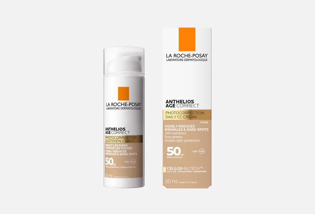 CC-крем для лица La Roche-Posay Anthelios, антивозрастной, SPF 50+, 50 мл