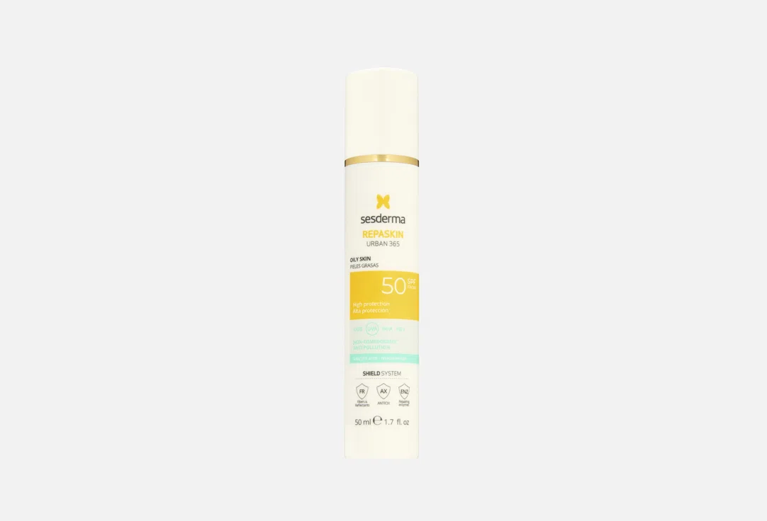 Солнцезащитный крем для жирной кожи лица Sesderma, SPF50, 50 мл