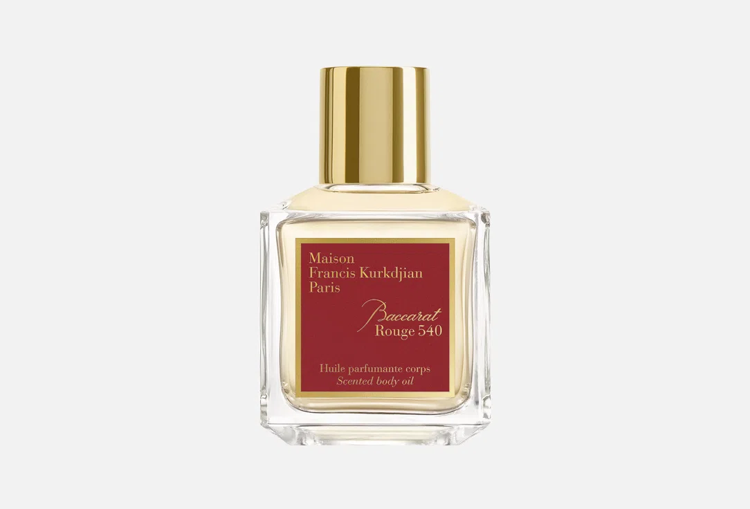 Парфюмированное масло для тела Maison Francis Kurkdjian Baccarat Rouge 540, 70 мл