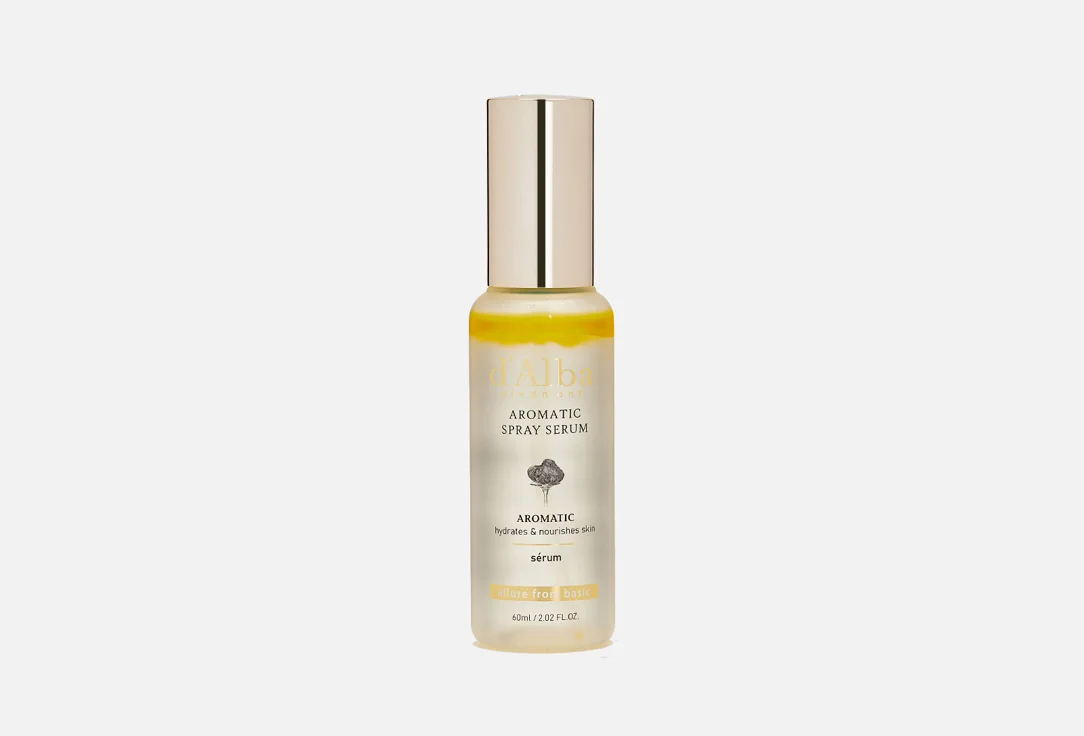 Спрей-сыворотка для лица d'Alba Aromatic Spray Serum, 60 мл