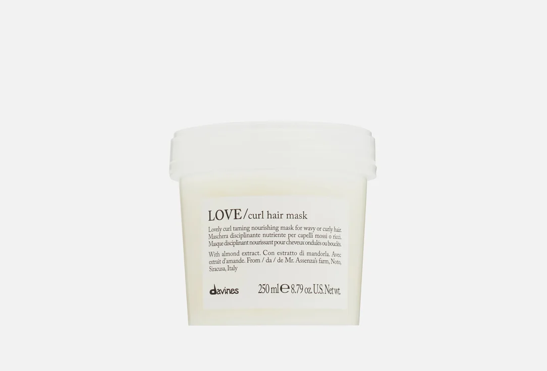 Маска для волос Davines Love Curl для усиления завитка, 250 мл