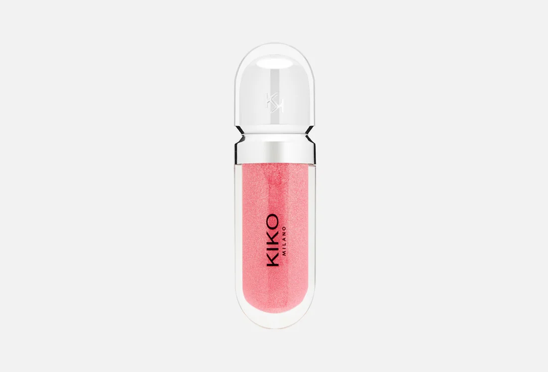 Блеск для губ KIKO MILANO, оттенок 26 Sparkling Hibiscus Pink, 6,5 мл