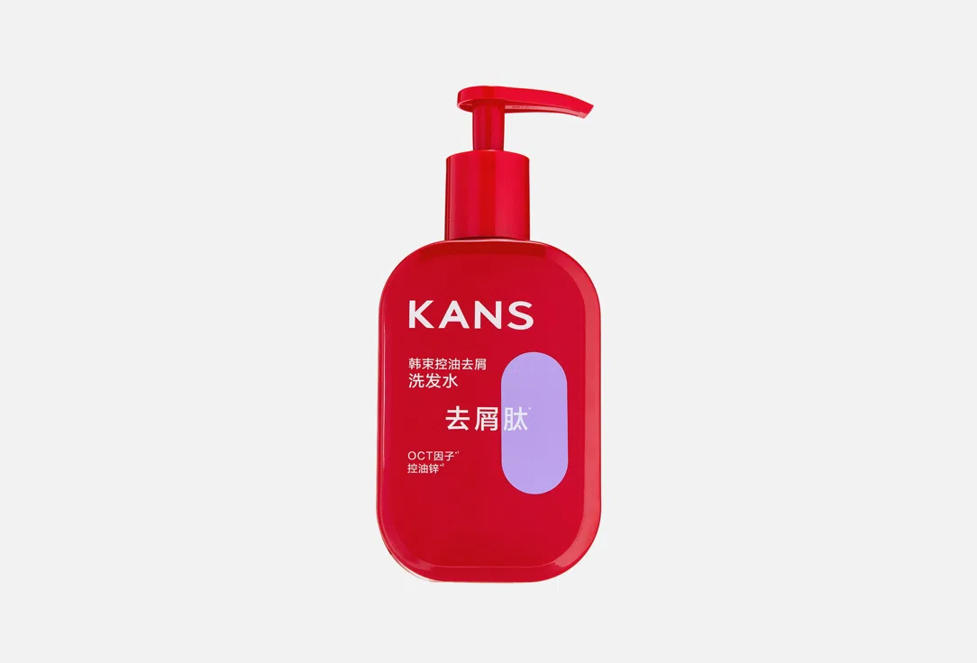 KANS Шампунь для волос Oil-controlling anti-dandruff Цинк пептиды 500гр