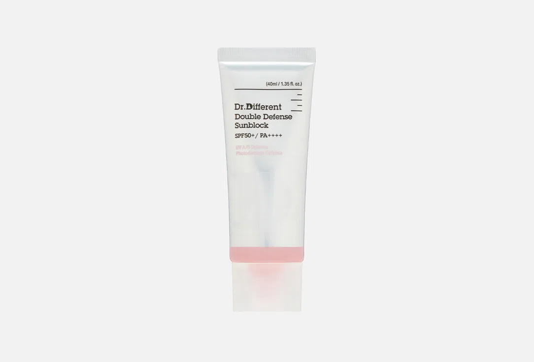 Dr.Different Крем для лица Double Defense Sunblock SPF50+ 40мл