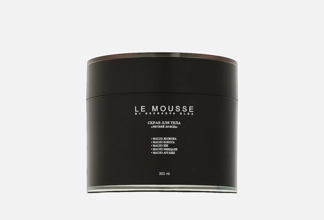 LE MOUSSE BY NECHAEVA OLGA Скраб для тела Летний дождь 300мл