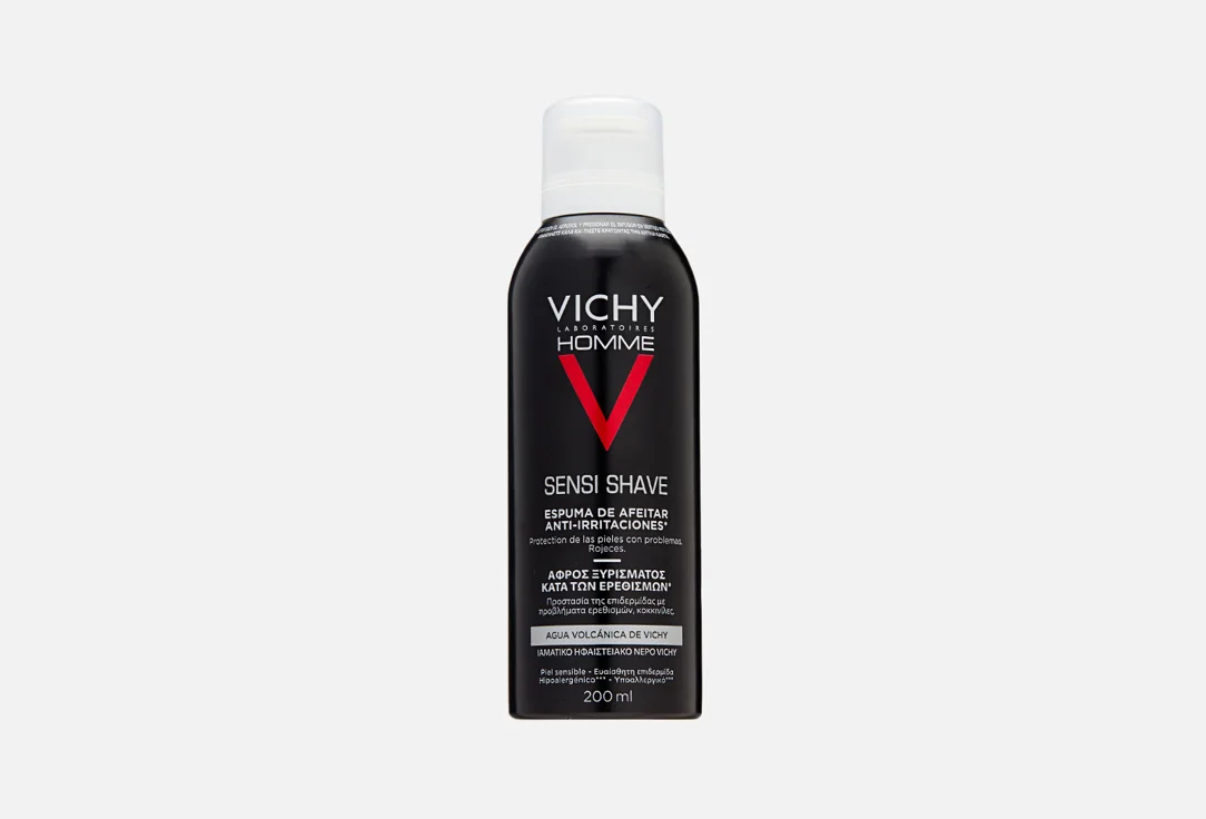 Пена для бритья Vichy Homme против раздражения кожи, 200 мл