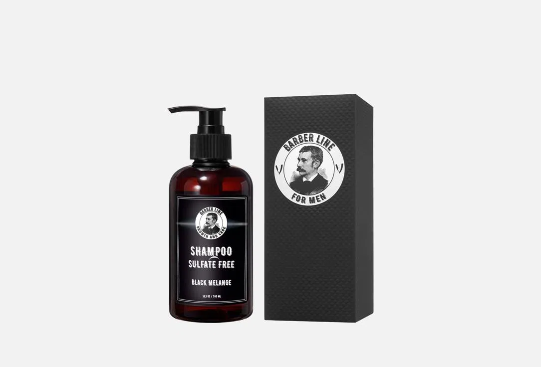Barber Line Шампунь для волос Black Melange 300мл