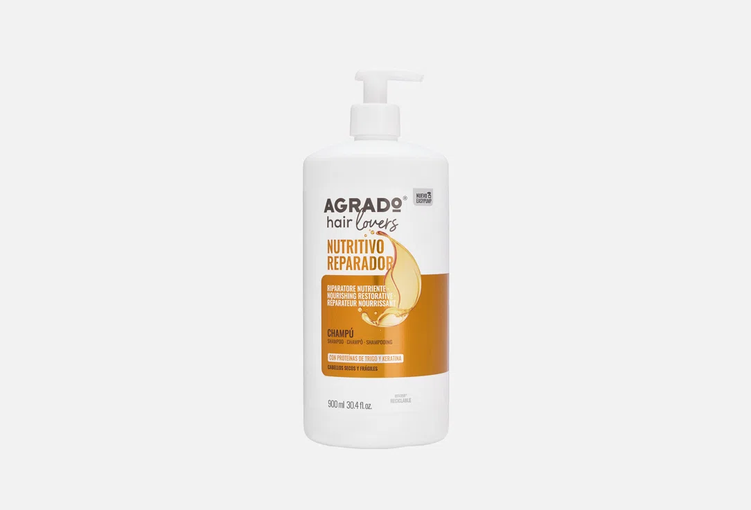 AGRADO Шампунь для волос Nourishing Restorative 900мл