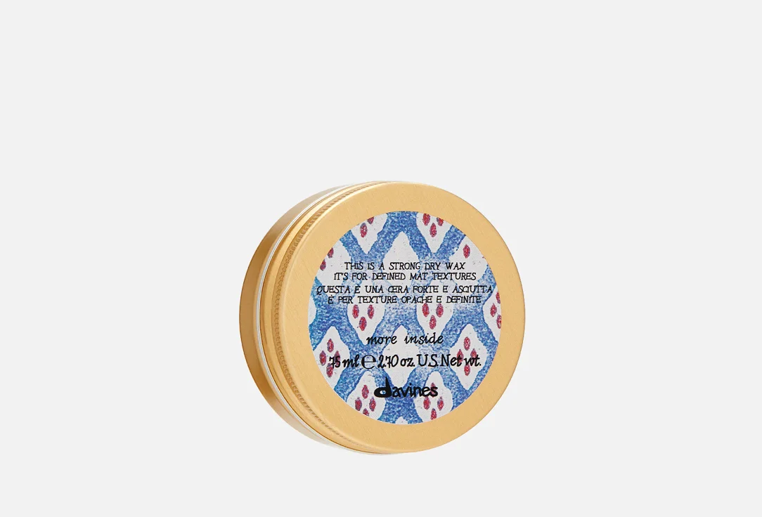 Сухой воск для волос Davines More Inside Strong Dry Wax, 75 мл