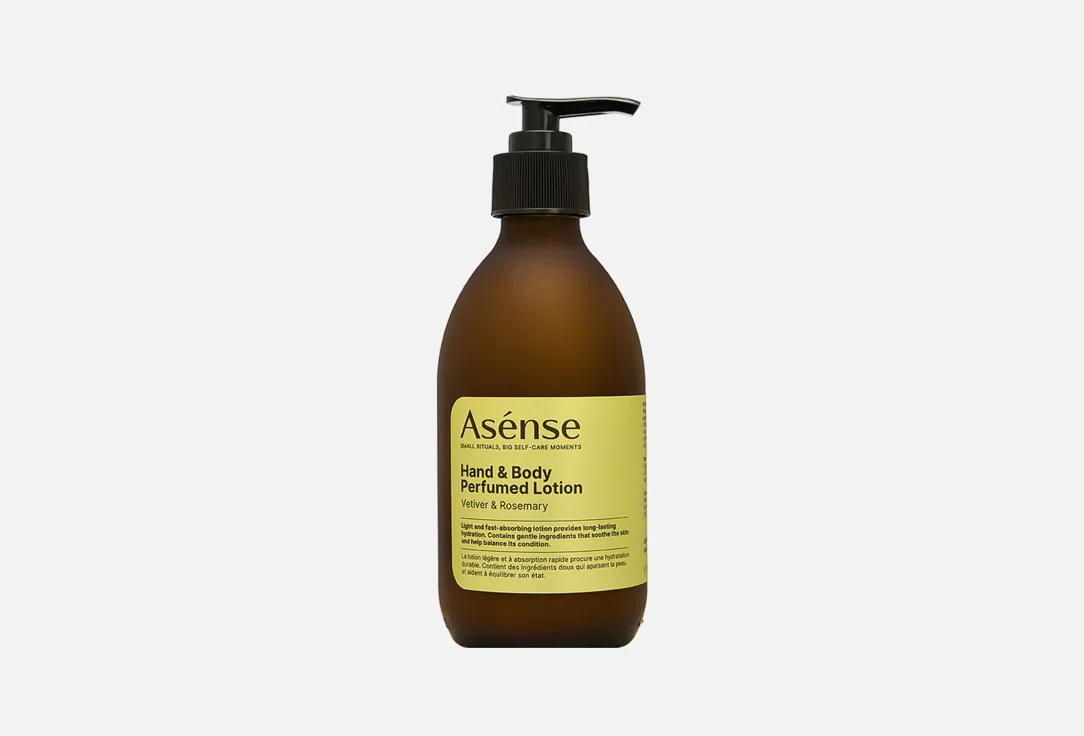 Лосьон для тела и рук Asense Vetiver & Rosemary, 300 мл