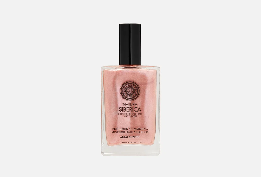 Мист для тела и волос Natura Siberica Summer Collection Розовый шиммер, 100 мл