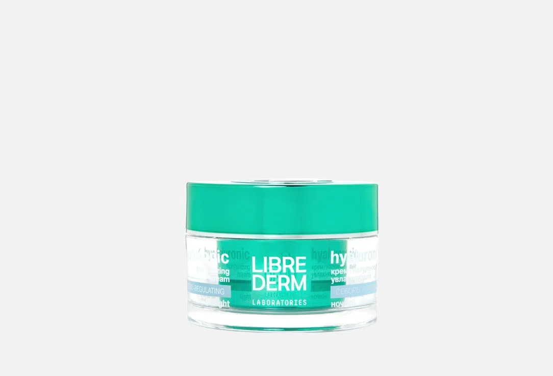 Ночной крем для лица Librederm Hyaluronic, себорегулирующий, 50 мл