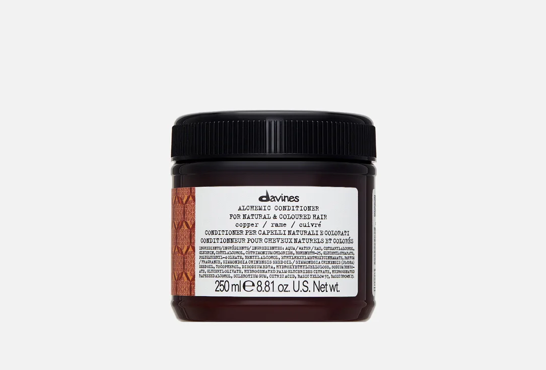 Оттеночный кондиционер для волос Davines Alchemic Медь, 250 мл