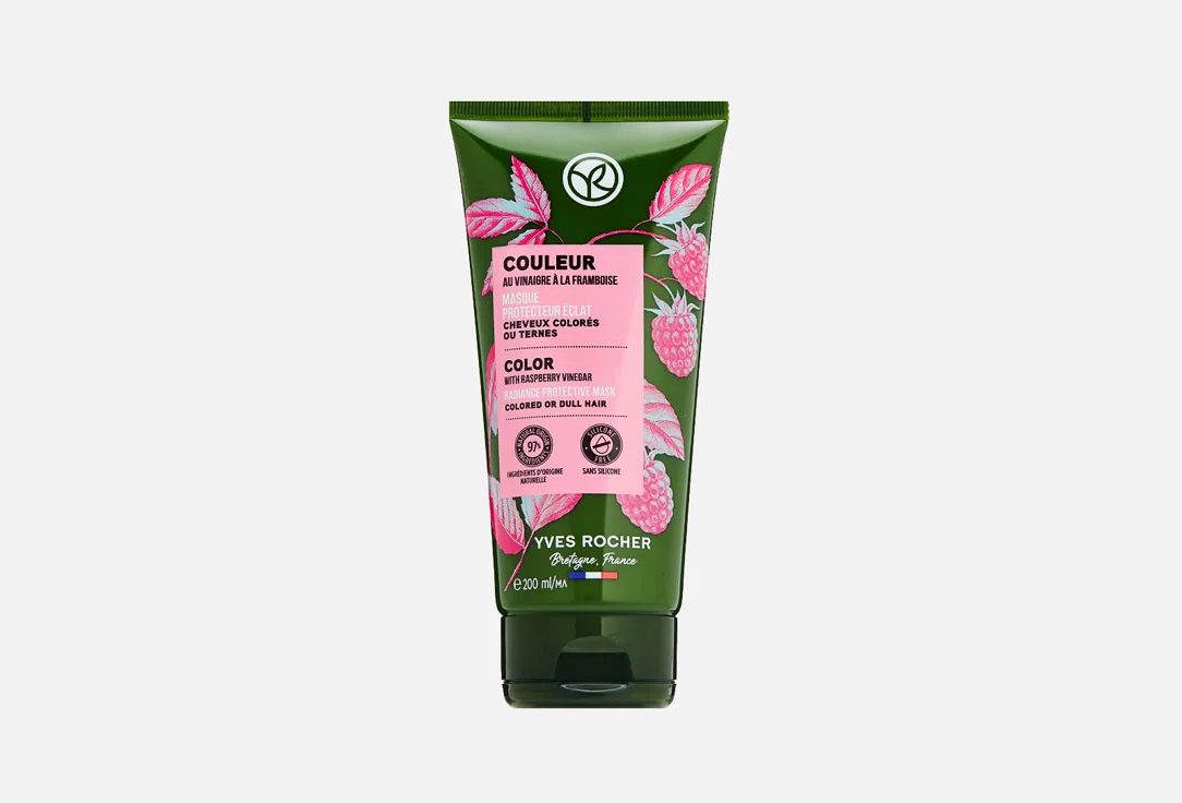 Yves Rocher Маска для волос Solutions Botaniques Блеск и стойкость цвета 200мл