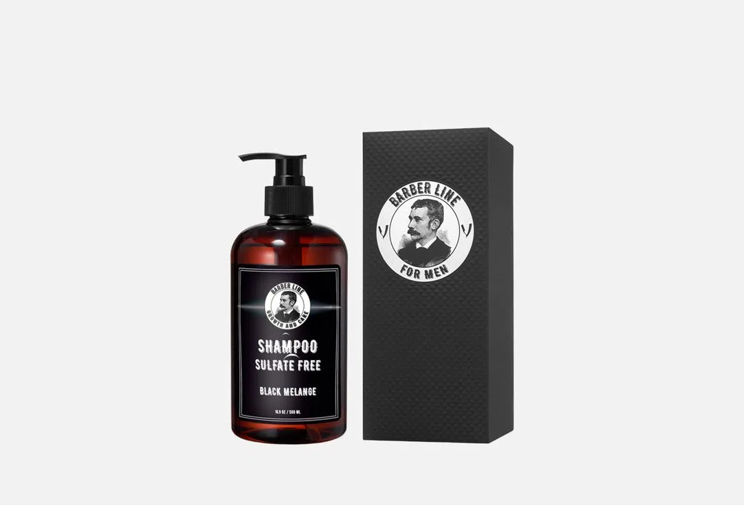 Barber Line Шампунь для волос Black Melange 500мл