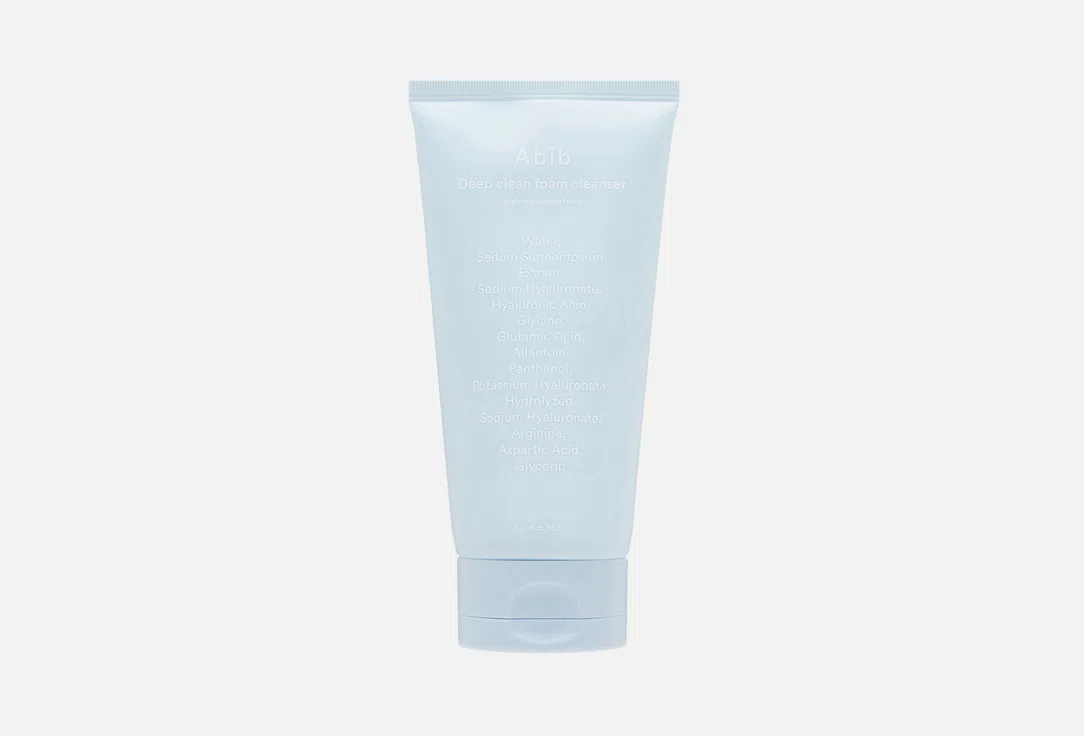 Глубоко очищающая пенка для лица ABIB “Deep clean foam cleanser Sedum hyaluron foam”