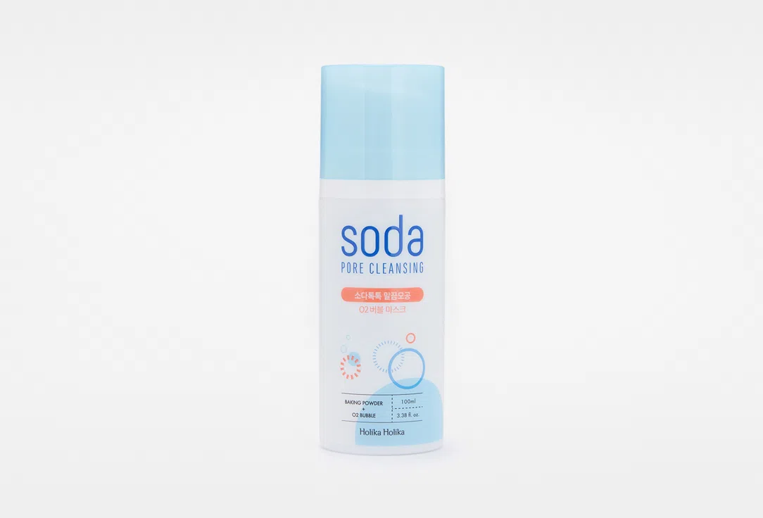 Маска для лица Holika Holika Soda Pore Cleansing O2 Bubble Mask, пузырьковая, 100 мл