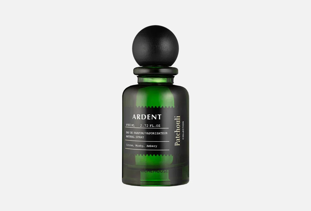 Парфюмерная вода Nichehouse Patchouli Collection Ardent, 80 мл, унисекс