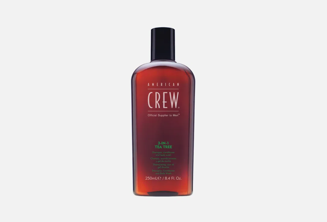 AMERICAN CREW Шампунь для волос 3in1 Tea tree 250мл