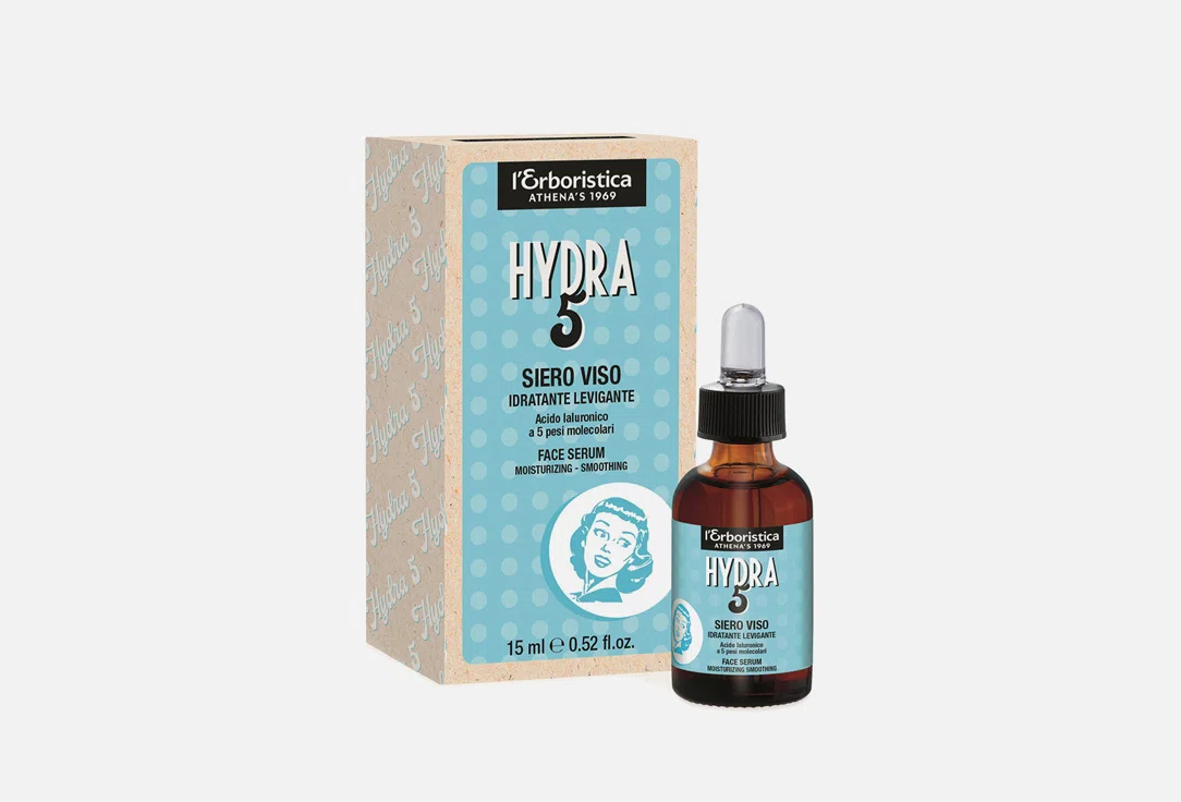 L'ERBORISTICA Сыворотка для лица Hydra 5 15мл