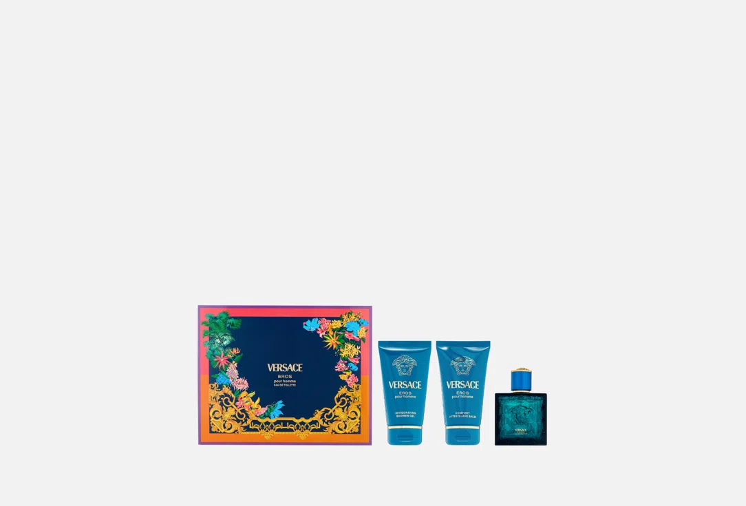 Подарочный парфюмерный набор Versace Eros Pour Homme, для мужчин