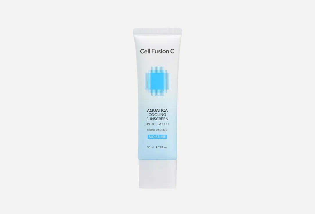 CELL FUSION C Крем для лица солнцезащитный AQUATICA COOLING SUNSCREEN SPF50+ 50мл