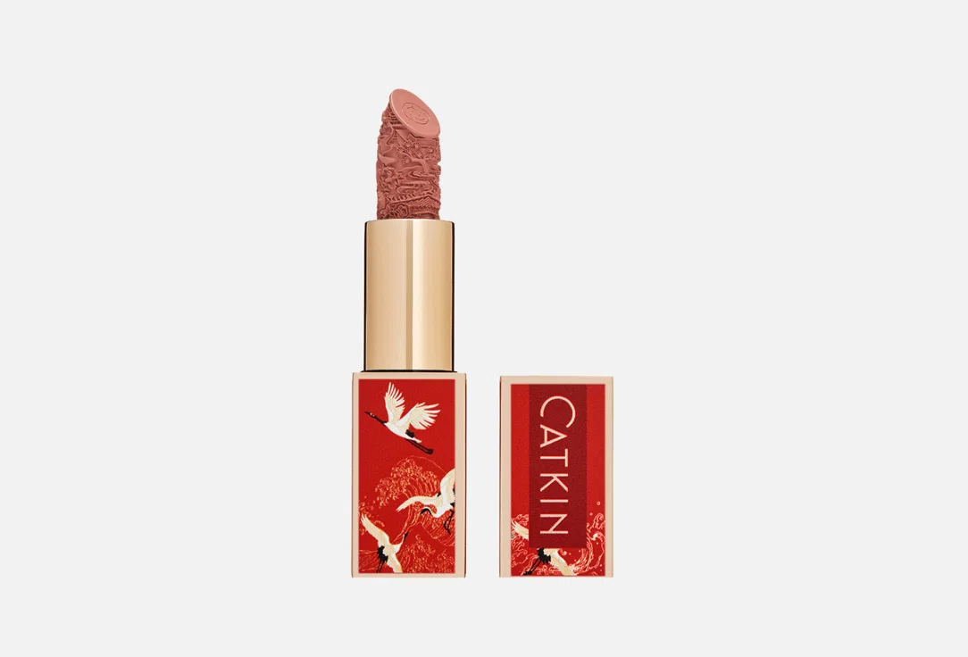 CATKIN Матовая помада для губ Rouge Lipstick C157, тон розовый нюд, 3,6 г