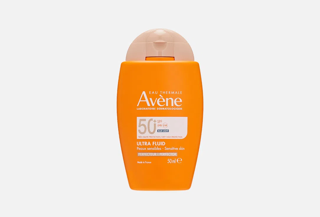 Тонирующий солнцезащитный ультрафлюид для лица Avene, SPF50+, 50 мл