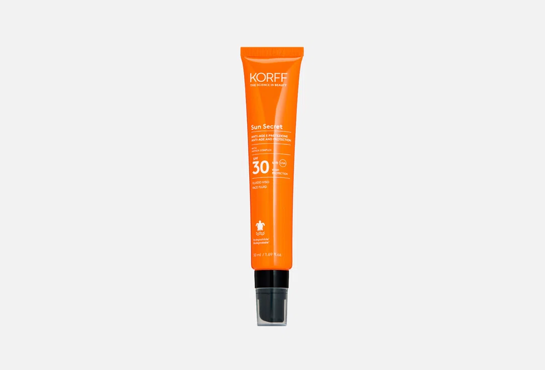 Солнцезащитный флюид для лица Korff Sun Secret Anti-Age, SPF30, 50 мл