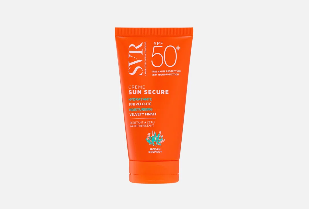Солнцезащитный крем для лица для взрослых и детей SVR "CREME SUN SECURE" SPF 50+, линия SUN SECURE