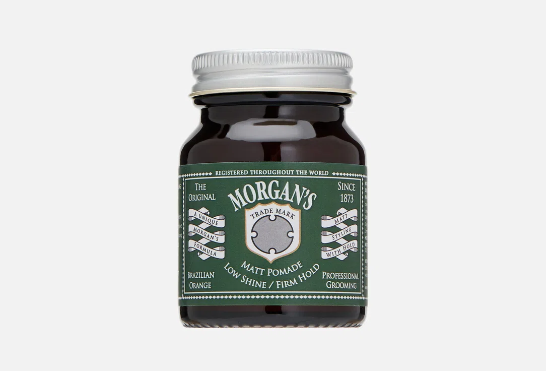 Матовая помада для укладки волос сильной фиксации Morgans Low Shine Firm Hold, 50 г, для мужчин