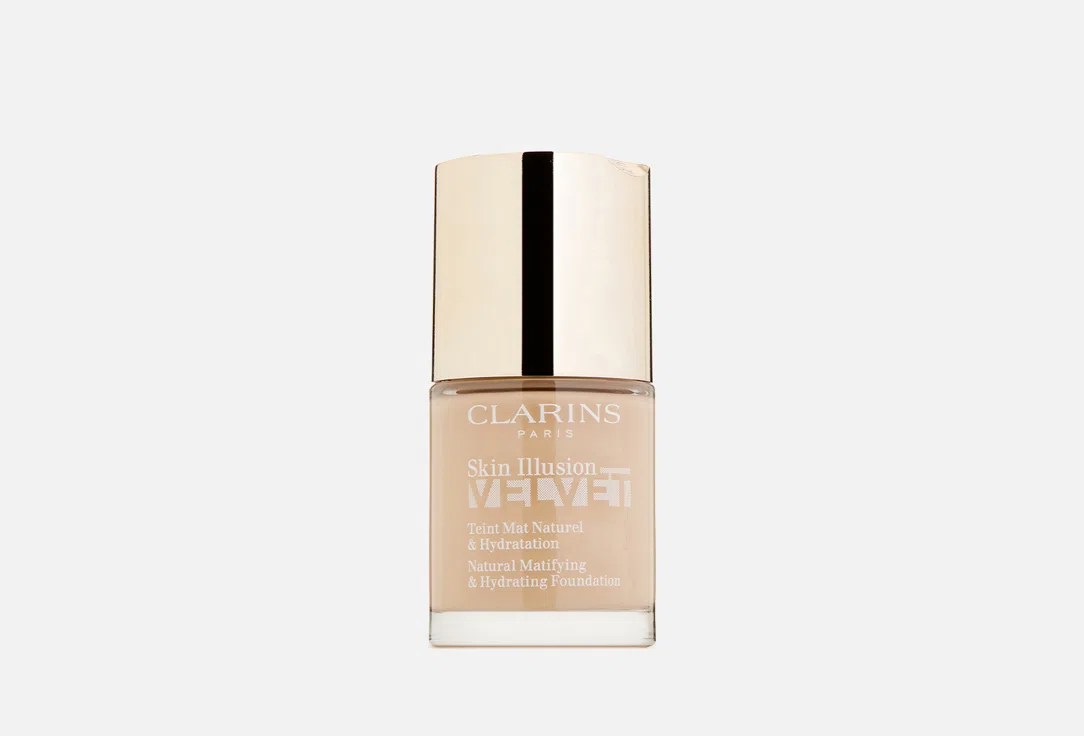 Тональный крем Clarins Skin Illusion Velvet 101W Linen, 30 мл