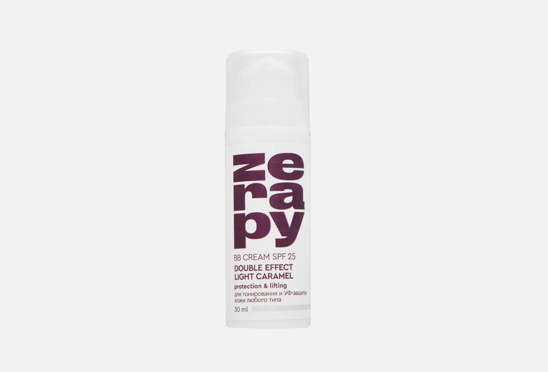 Zerapy bb-крем spf 25 двойной эффект светлая карамель 30 мл