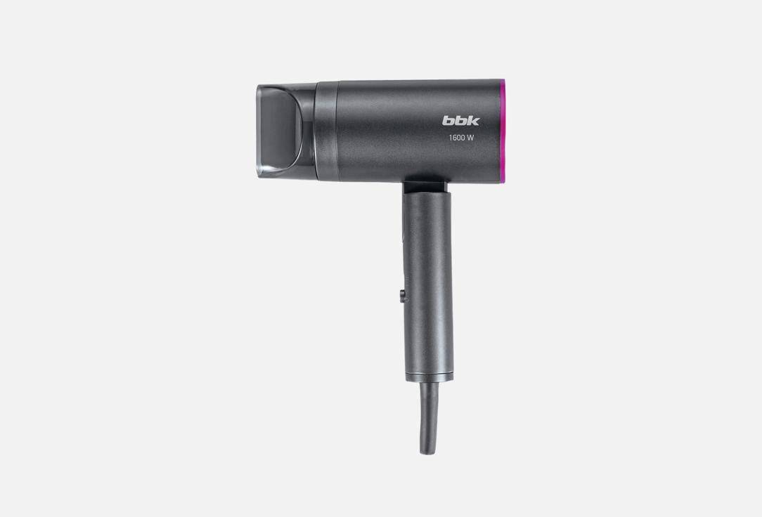 Фен BBK BHD1601, 1600 Вт, серый