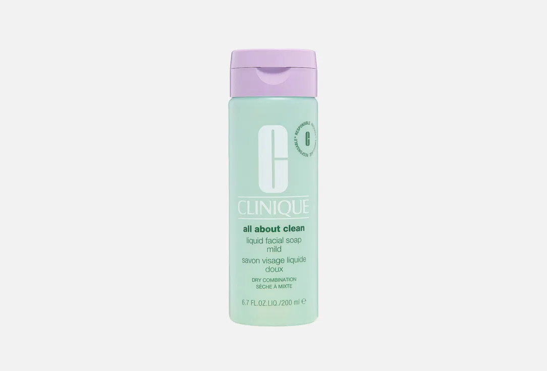 Жидкое мыло для лица Clinique Liquid Facial Soap Mild, 200 мл