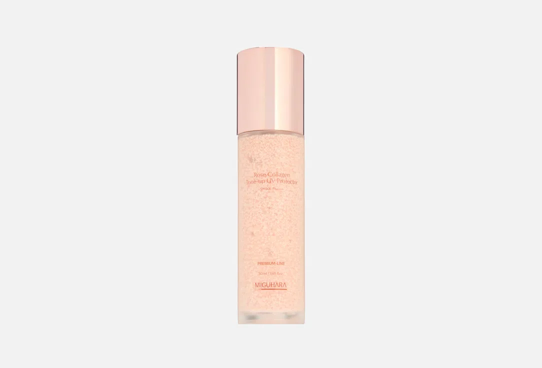 Тонирующая солнцезащитная эссенция для лица Miguhara Rose Collagen, SPF50+ PA++++, 50 мл