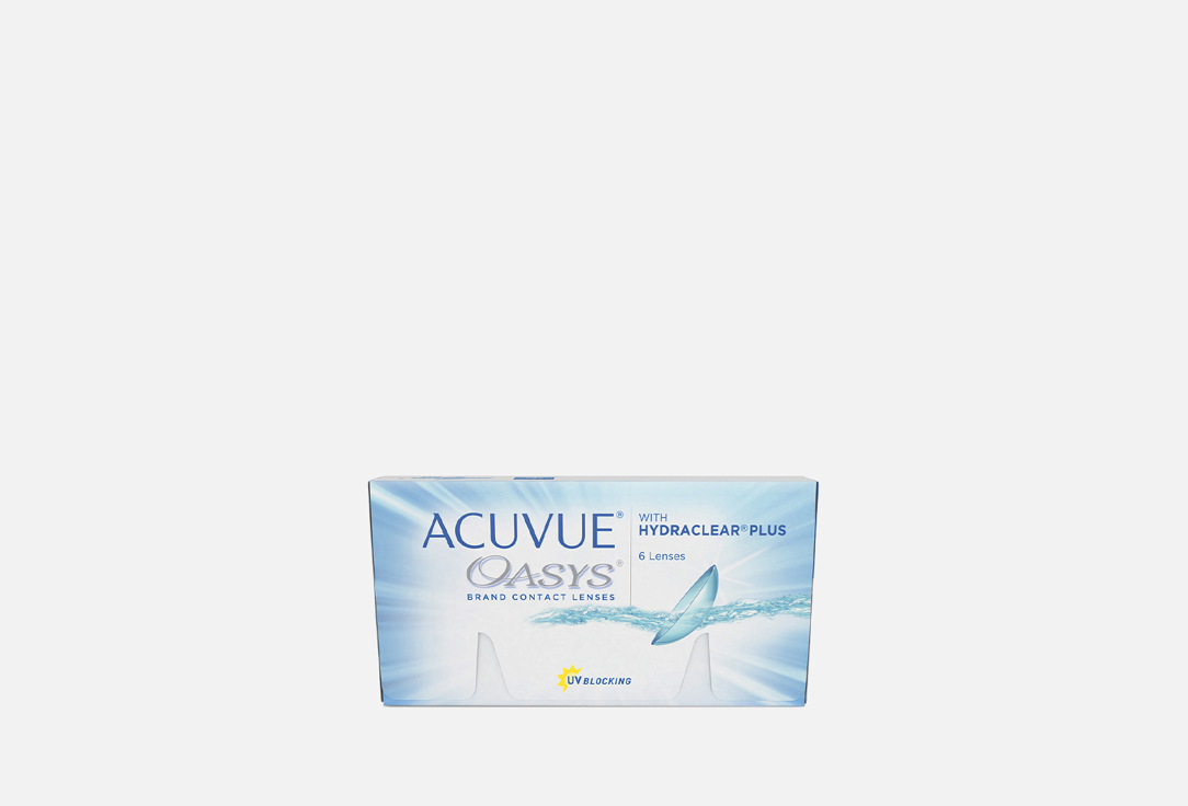 Контактные линзы Acuvue Oasys двухнедельные (-6,50, BC 8,4), 6 шт.