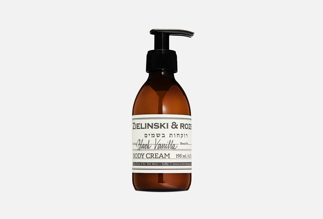 Крем для тела ZIELINSKI & ROZEN Black Vanilla, 195 мл