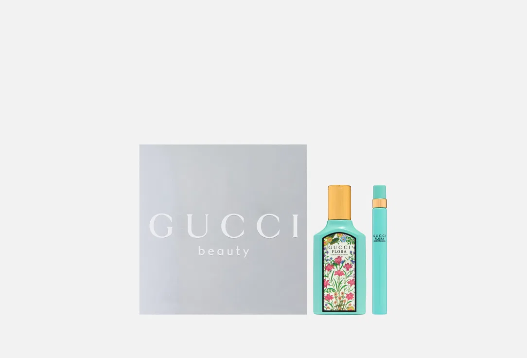 Набор парфюмерной воды Gucci Flora Gorgeous Jasmine, 50 мл и 10 мл