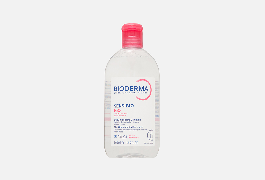 Мицеллярная вода для лица и глаз Bioderma Sensibio H2O, 500 мл