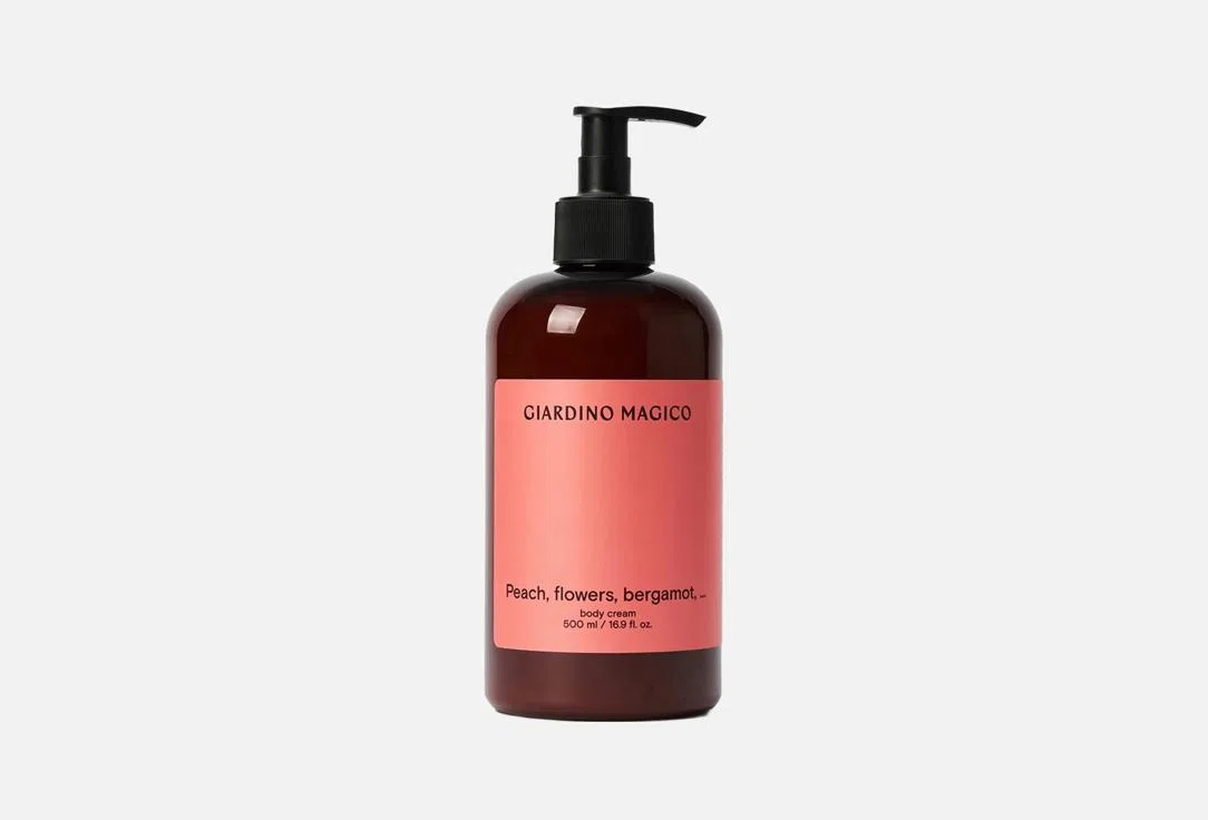 Крем для тела GIARDINO MAGICO PEACH, FLOWERS, BERGAMOT, …, 500 мл