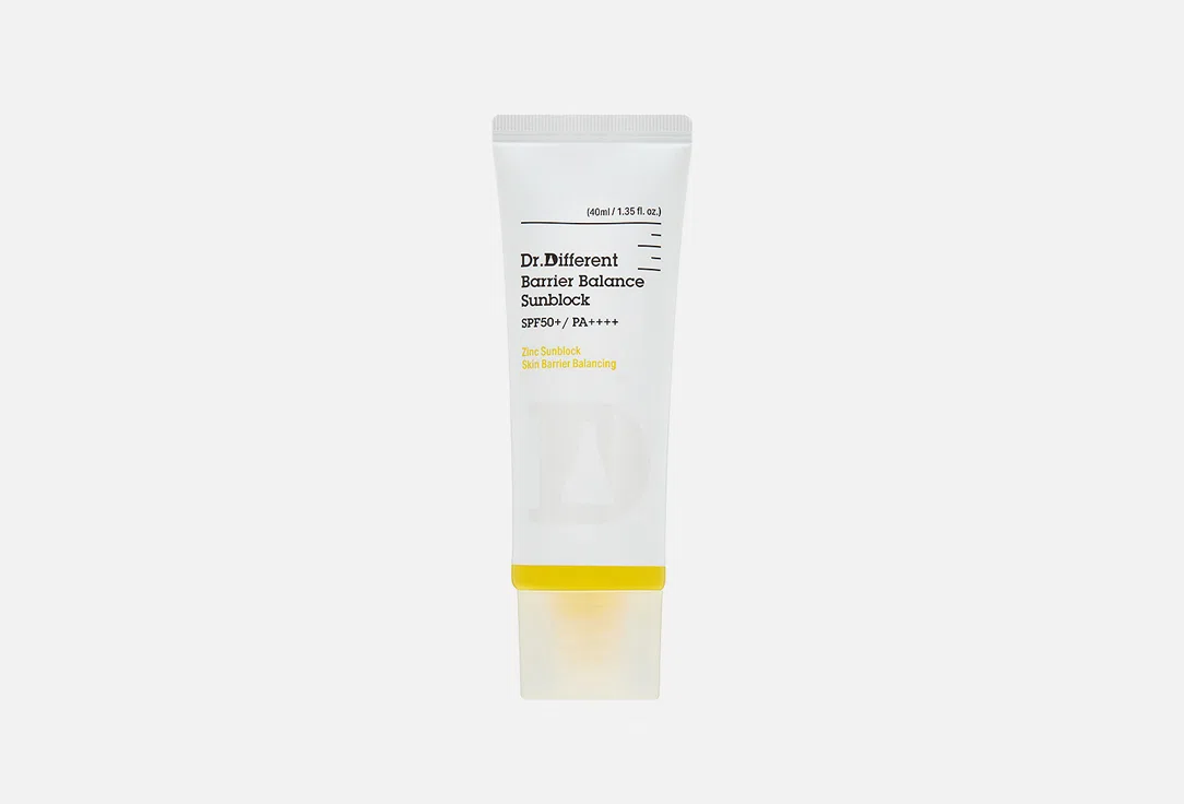Dr.Different Крем для лица Barrier Balance Sunblock SPF50+ 40мл